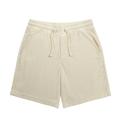 Bklyn Jacquard Towel Shorts - Cream