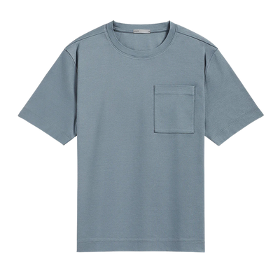 Baseile Pocket Tee - Steel Blue