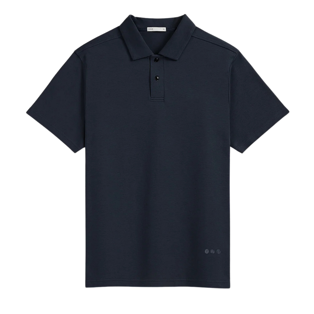 Bennett Interlock Polo - Navy