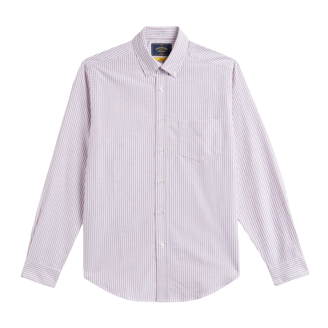 Belavista Stripe Oxford - Bordeaux
