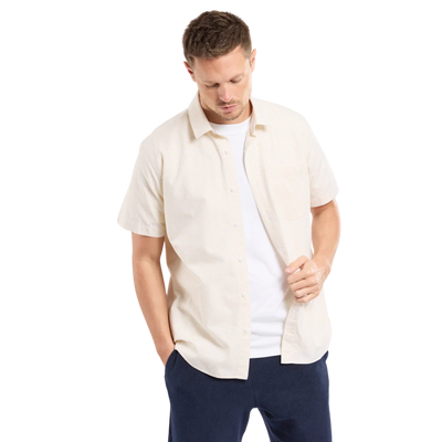Short Sleeve Stripe Shirt - Gravel
