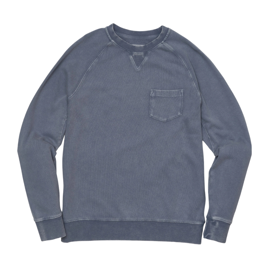Sunfaded Terry Crew - Aegean Blue