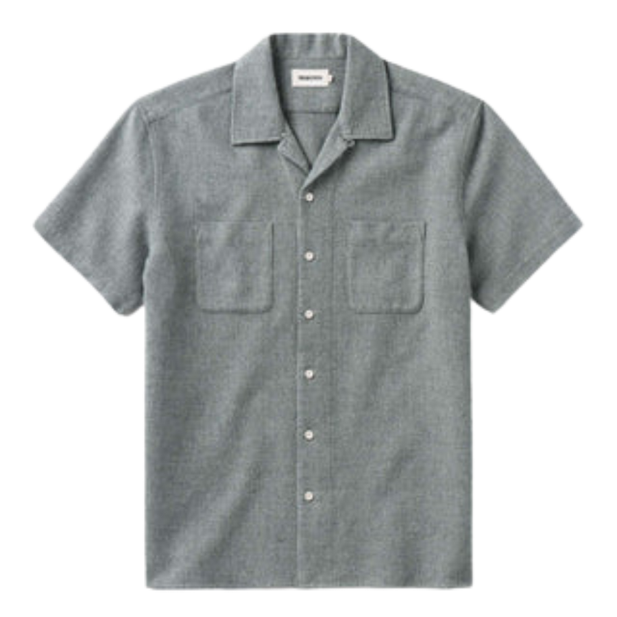 The Conrad Short Sleeve Shirt - Deep Sea Twist