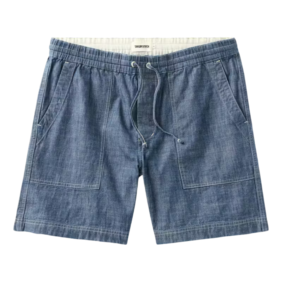 The Breakwater Short - Washed Indigo