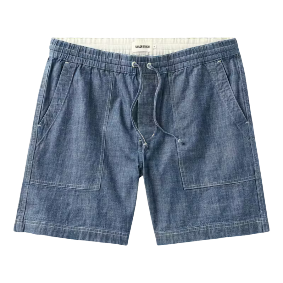 The Breakwater Short - Washed Indigo