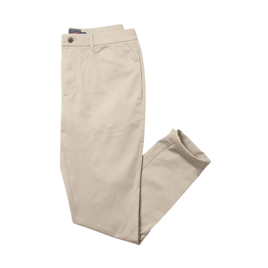 Thompson Flex Stretch Slim Chino - Stone