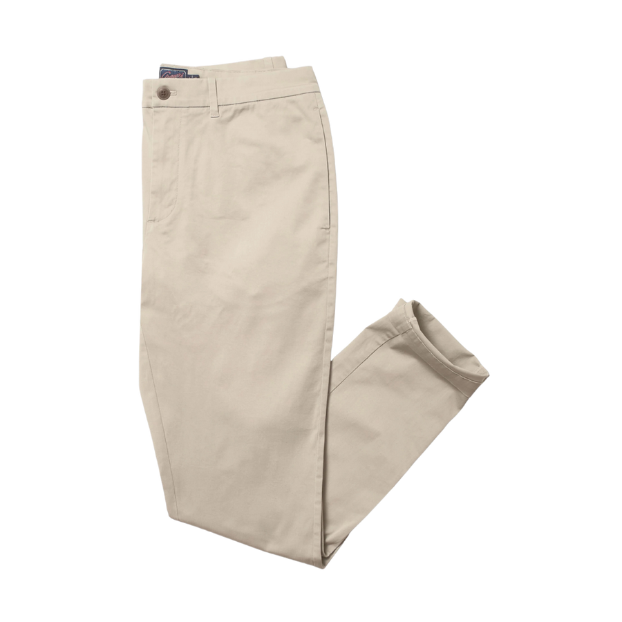 Thompson Flex Stretch Slim Chino - Stone