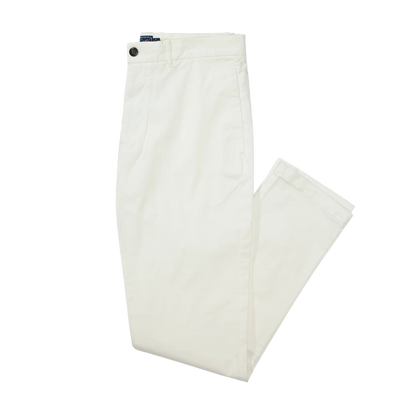 Thompson Flex Stretch Slim Chino - White