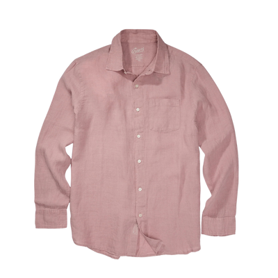 Positano Linen Shirt - Canyon Rose
