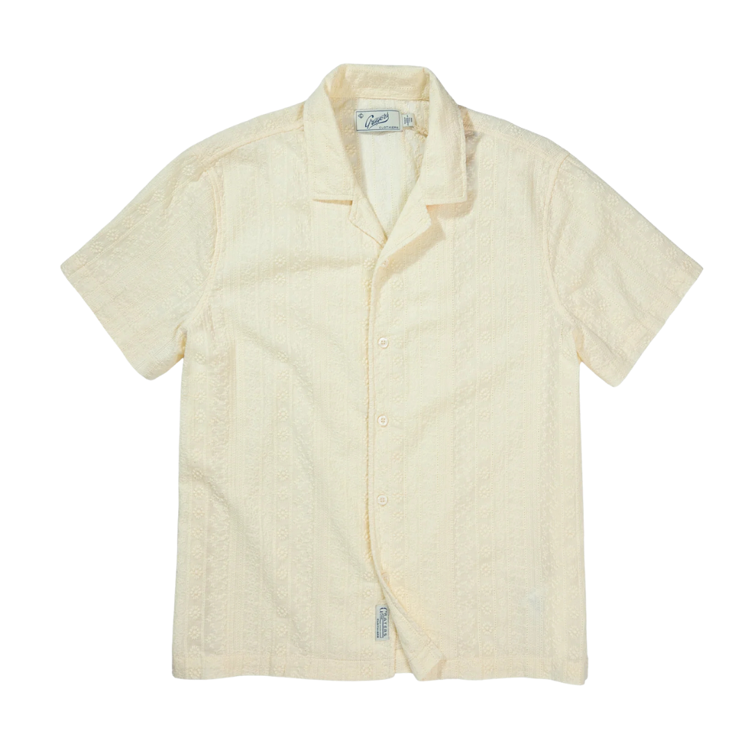 Resort Embroidered Shirt - Ecru