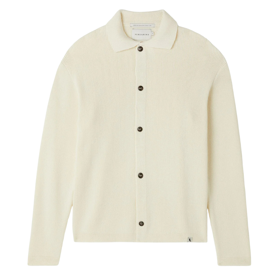 River Knitted Shacket - Cream
