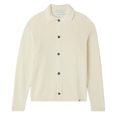 River Knitted Shacket - Cream