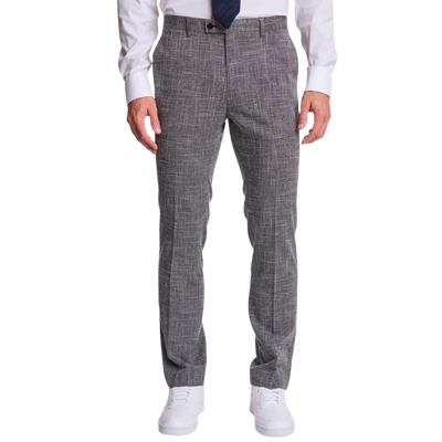 Downing Pants - Slim -  Black White Grid