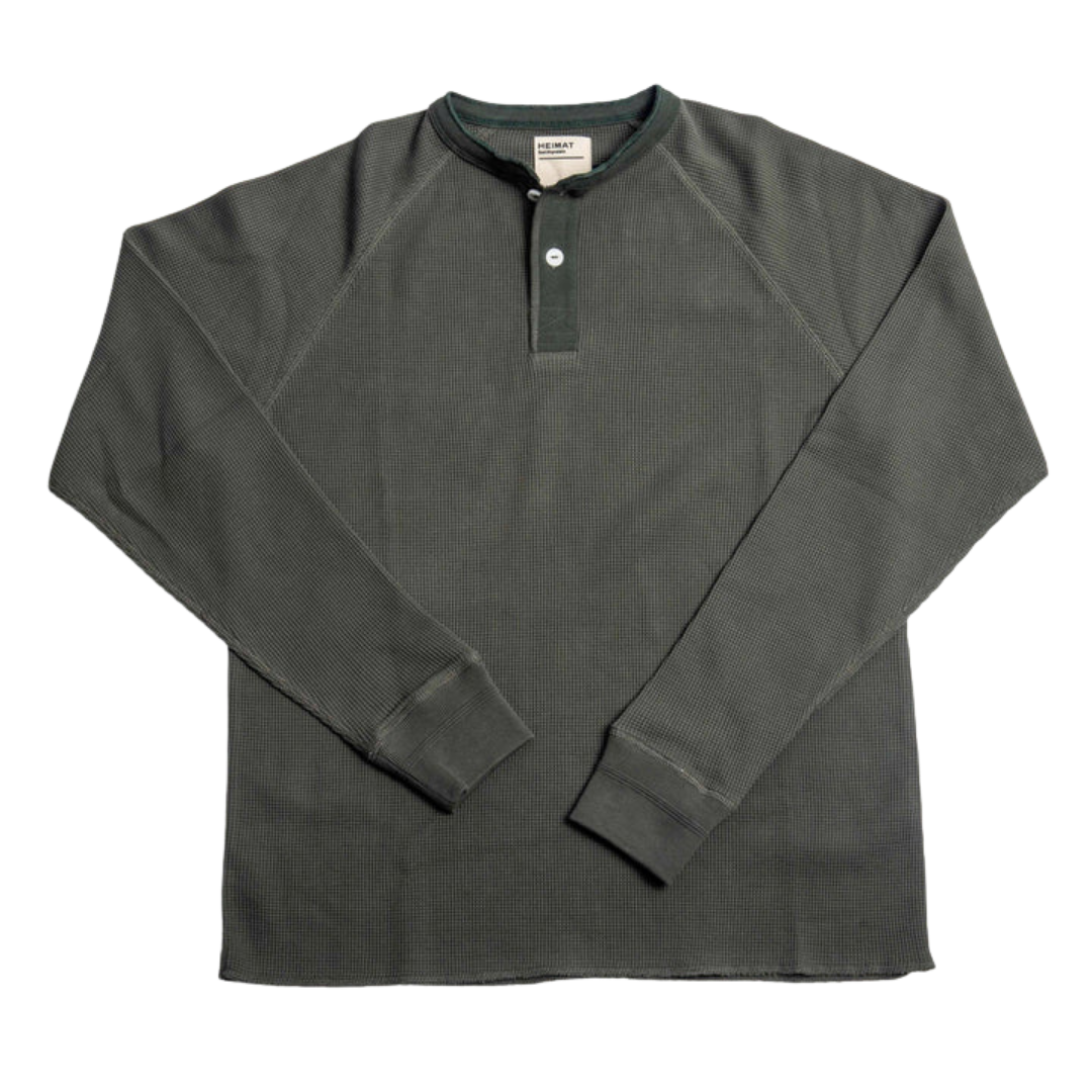 Heimat Henley - Military Green