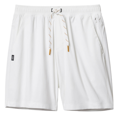 7" Pursuit Short - Lined - White