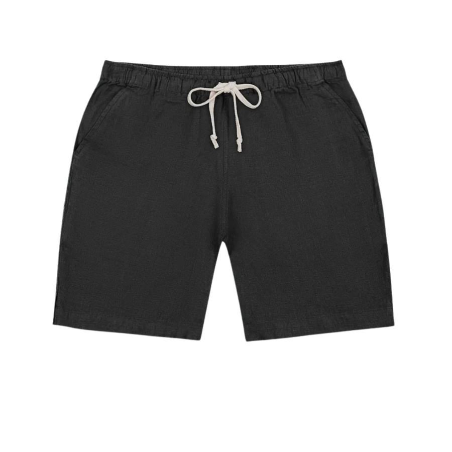 Bo Linen Drawstring Short - Night