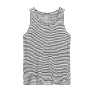 Knit Linen Tank Tee - Lines