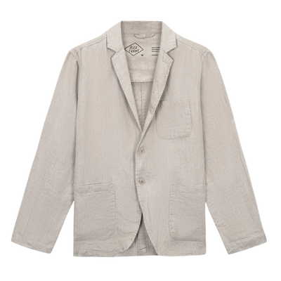 Alta Unstructured Linen Blazer - Natural Twill