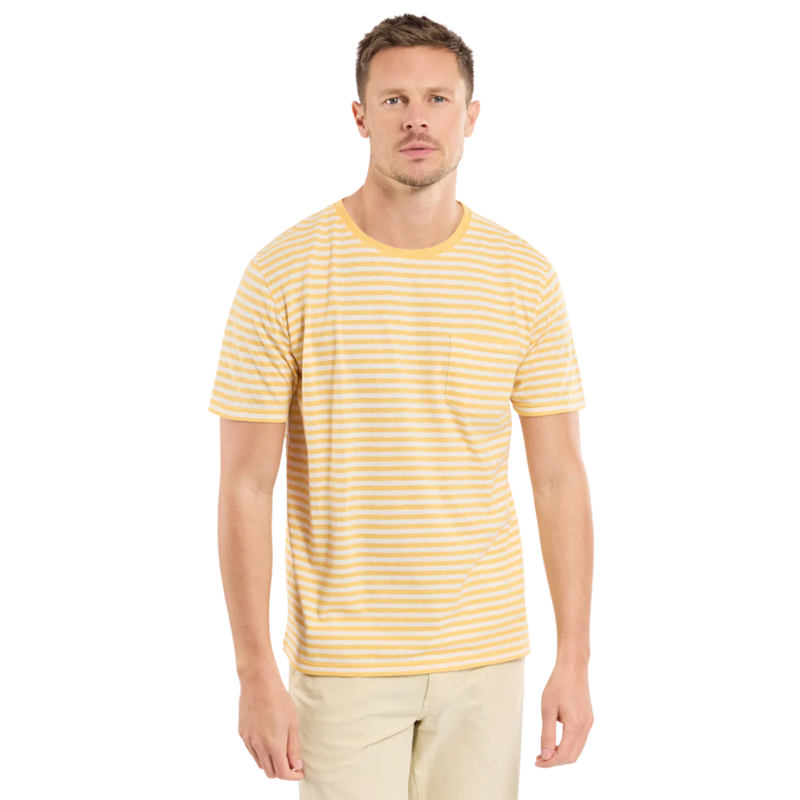 Heritage Striped Breton Stripe - Yellow/Nature