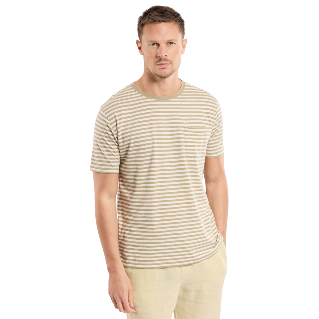 Heritage Striped Breton Stripe - Treehouse/Nature