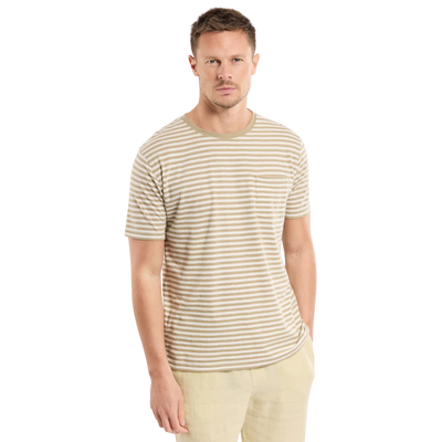 Heritage Striped Breton Stripe - Treehouse/Nature