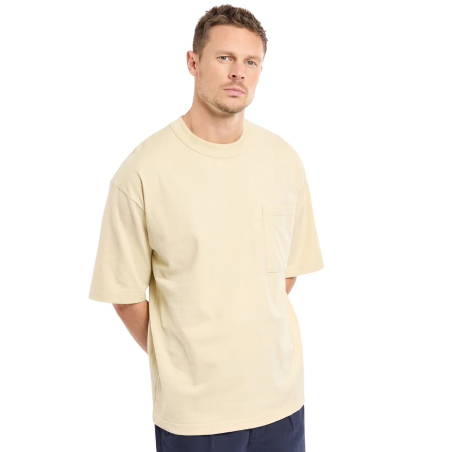 Heritage Loose Fit Pocket T-Shirt - Gravel