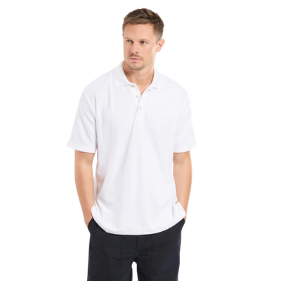 Heritage Terry Polo Shirt - Blanco