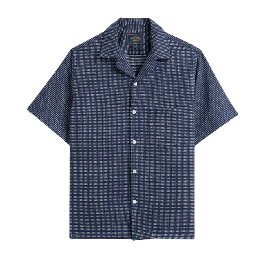 Dots Short Sleeve Shirt - Navy