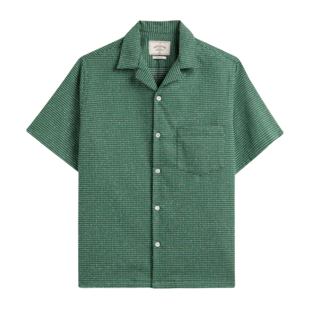 Dots Short Sleeve Shirt - Green