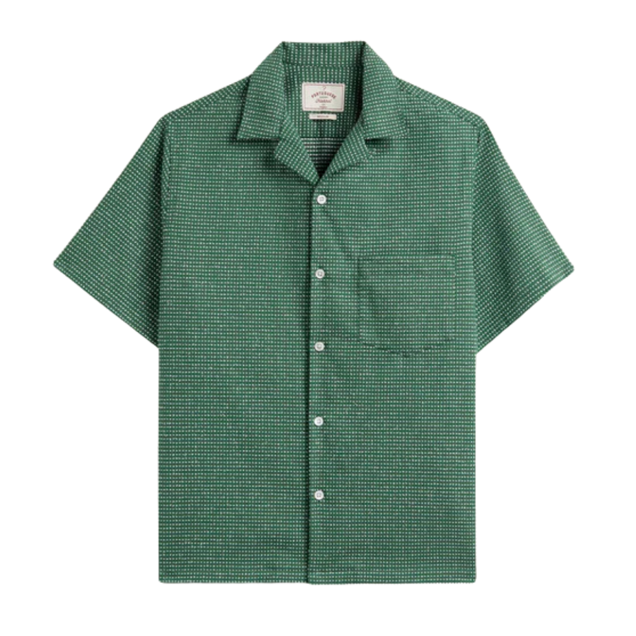 Dots Short Sleeve Shirt - Green