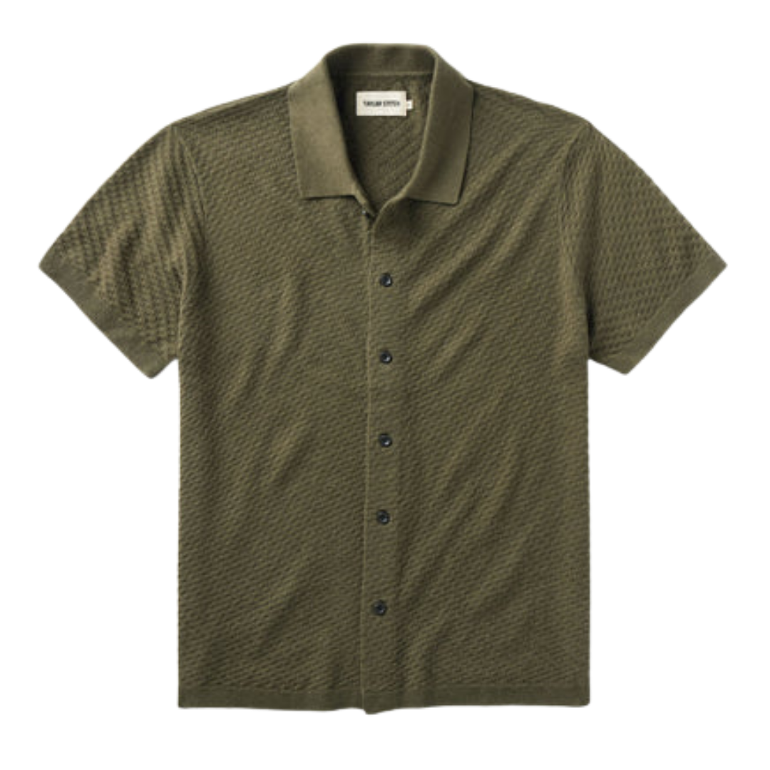The Arlo Sweater Polo  - Cilantro