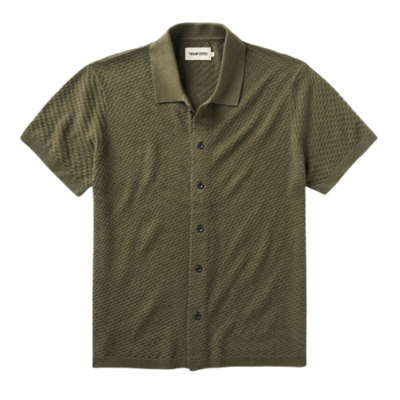 The Arlo Sweater Polo  - Cilantro