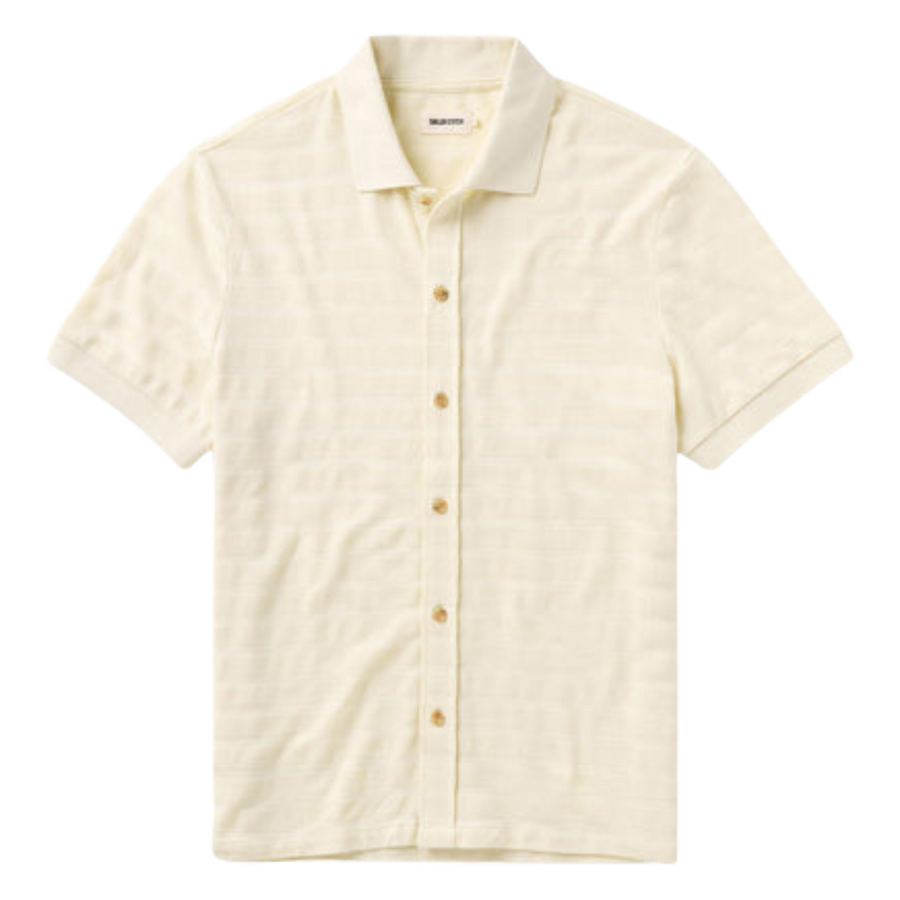 The Bywater Polo - Natural Knit Stripe