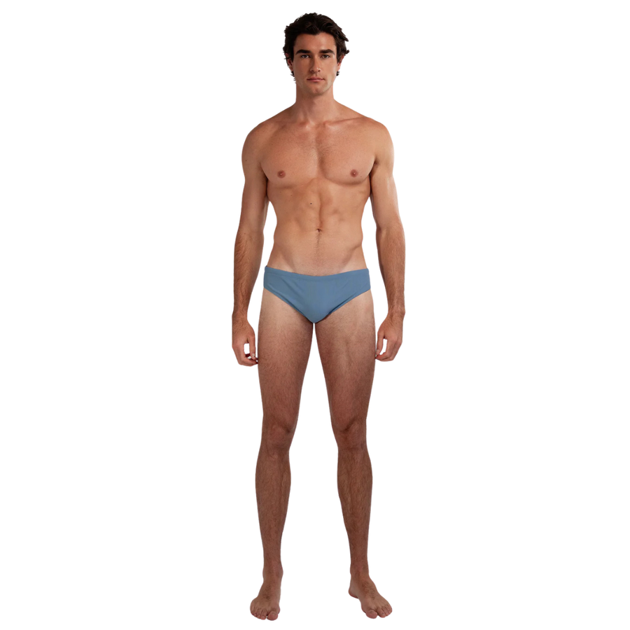Ribbed Dune Swim Brief - Pewter