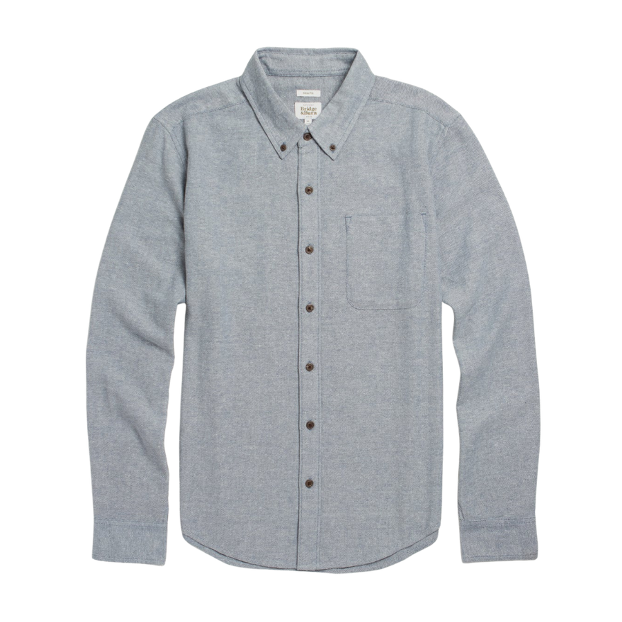 Sutton Slim Shirt - Denim Twill