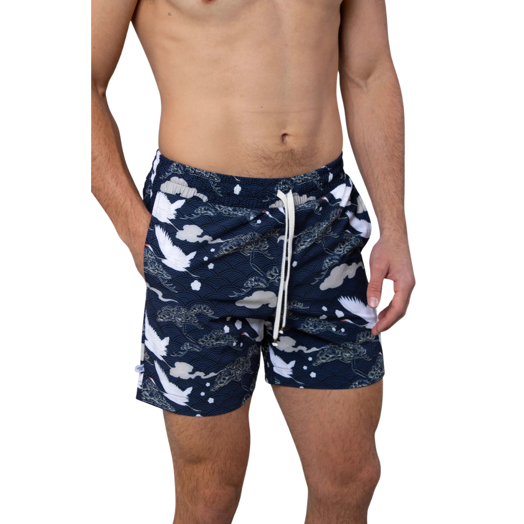 Swan Dive Swim Trunk