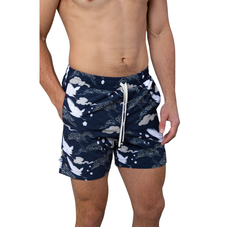 Swan Dive Swim Trunk