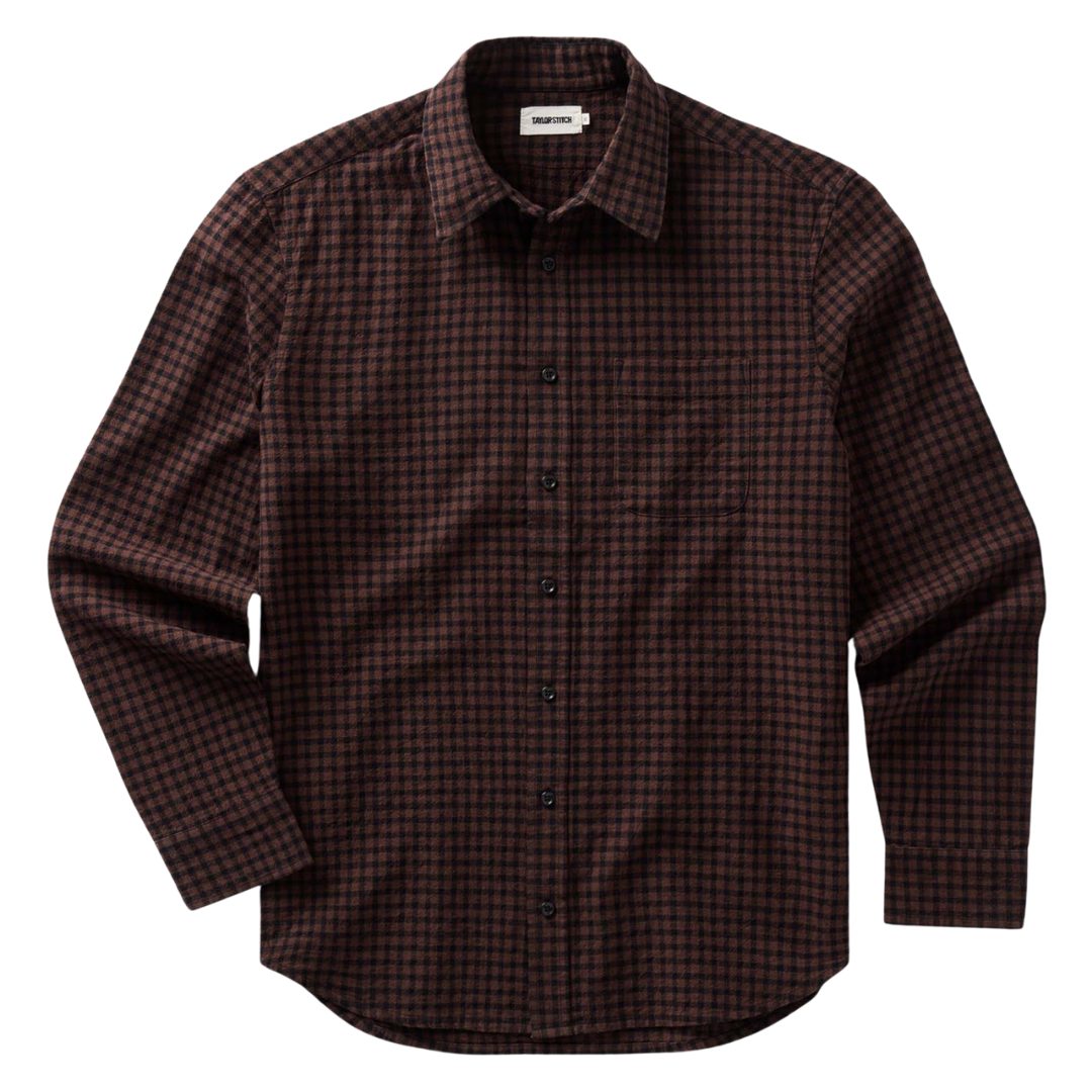 The California Shirt - Black Cherry Gingham
