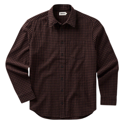 The California Shirt - Black Cherry Gingham