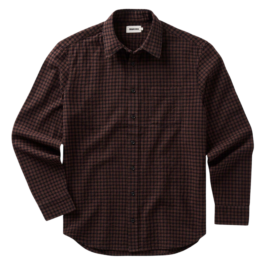 The California Shirt - Black Cherry Gingham