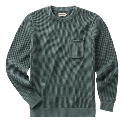 The Crawford Crew Sweater - Faded Spruce