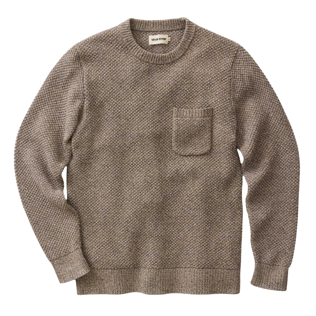 The Crawford Crew Sweater - Coffee Twist