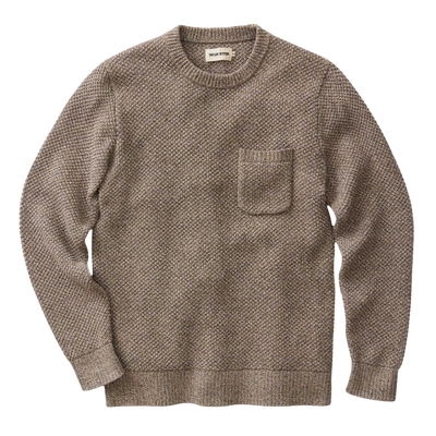 The Crawford Crew Sweater - Coffee Twist
