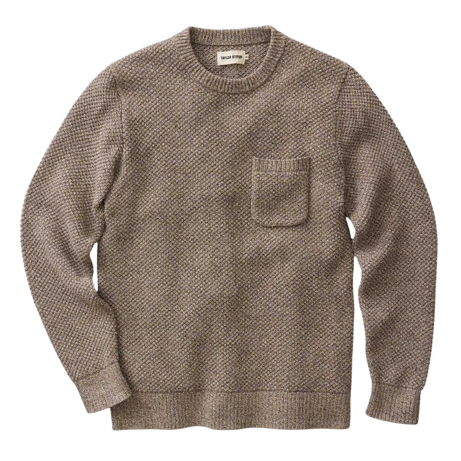 The Crawford Crew Sweater - Coffee Twist