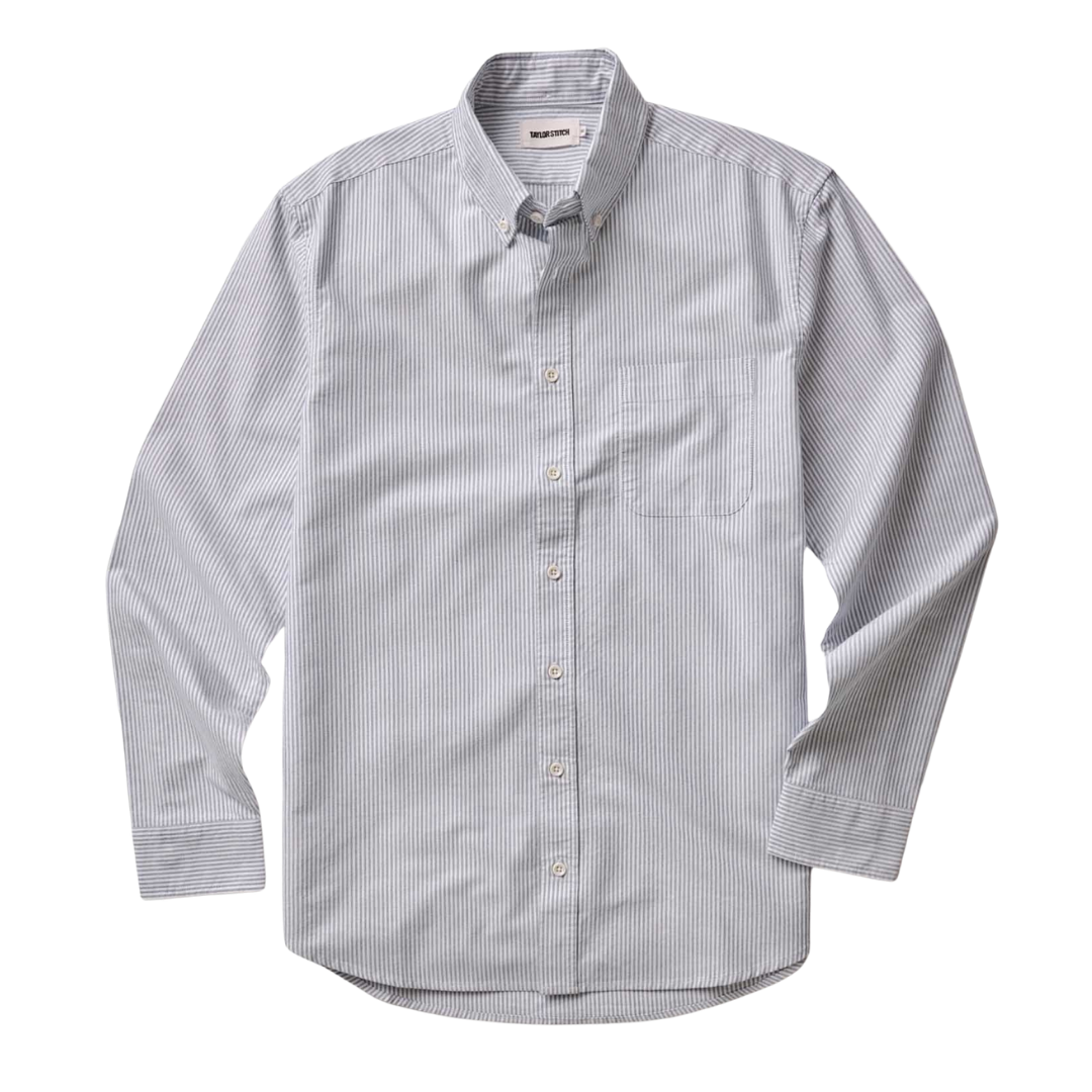 The Jack Everyday Oxford - Navy University Stripe