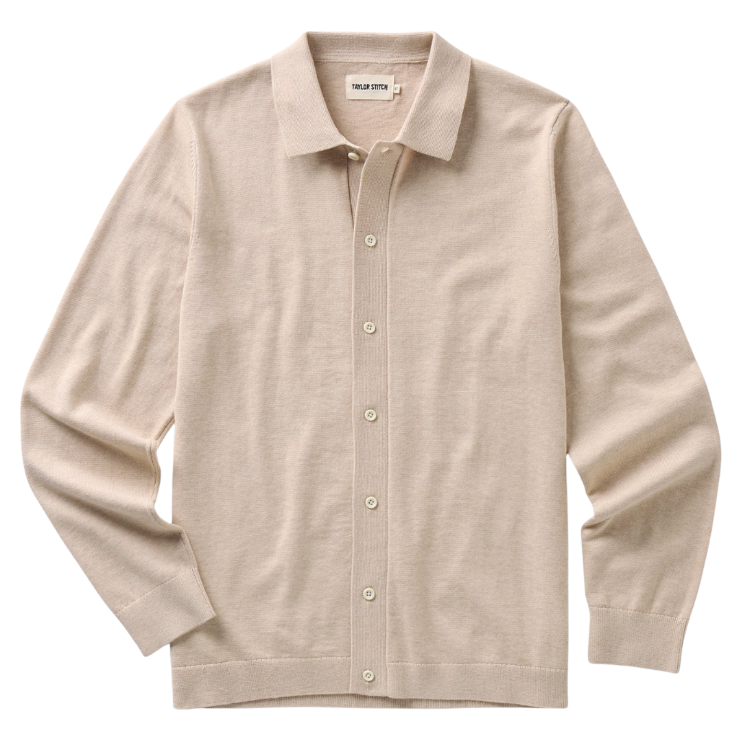 The Nichols Cotton Cashmere Polo -Sable