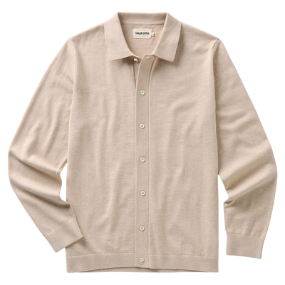 The Nichols Cotton Cashmere Polo -Sable