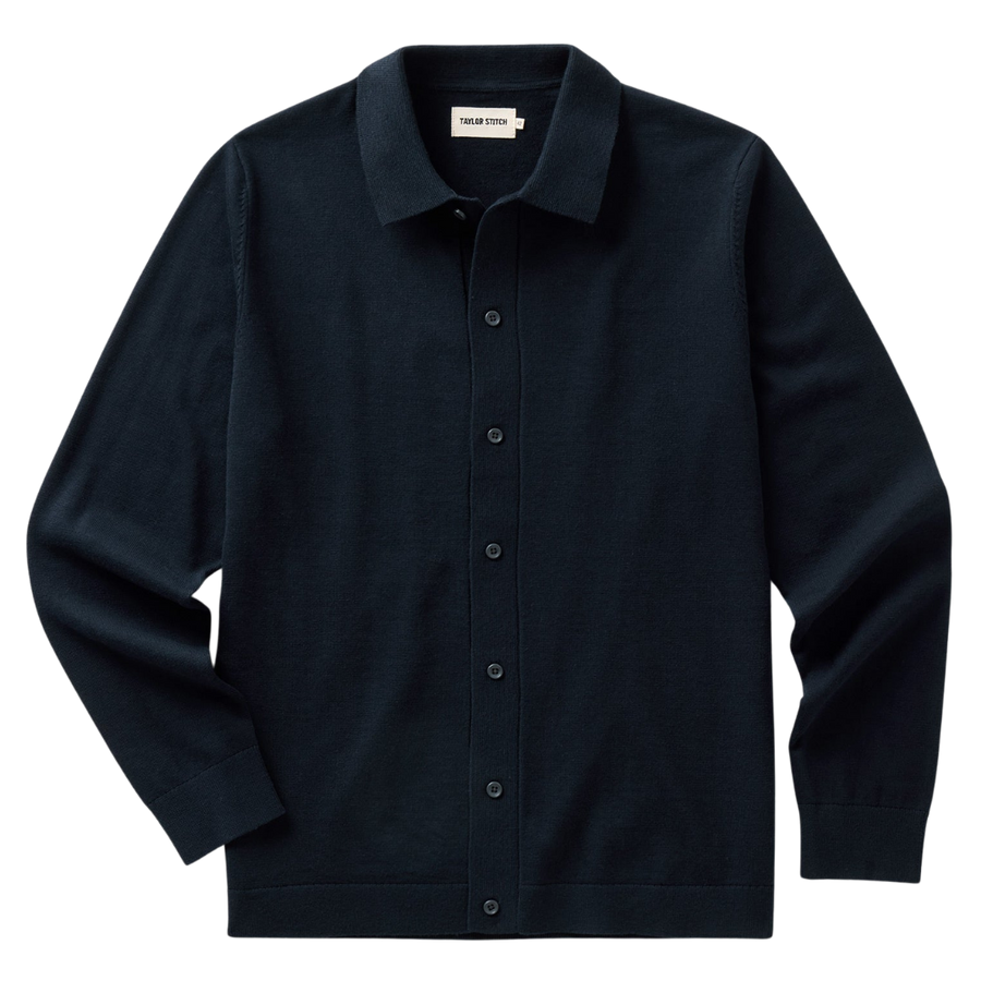 The Nichols Cotton Cashmere Polo - Nocturne