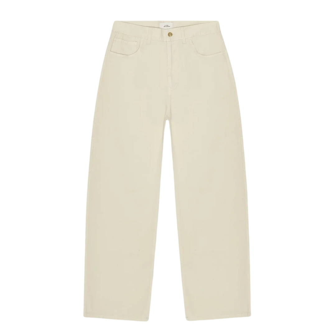 Roi Carpenter Herringbone Pants - Ivory
