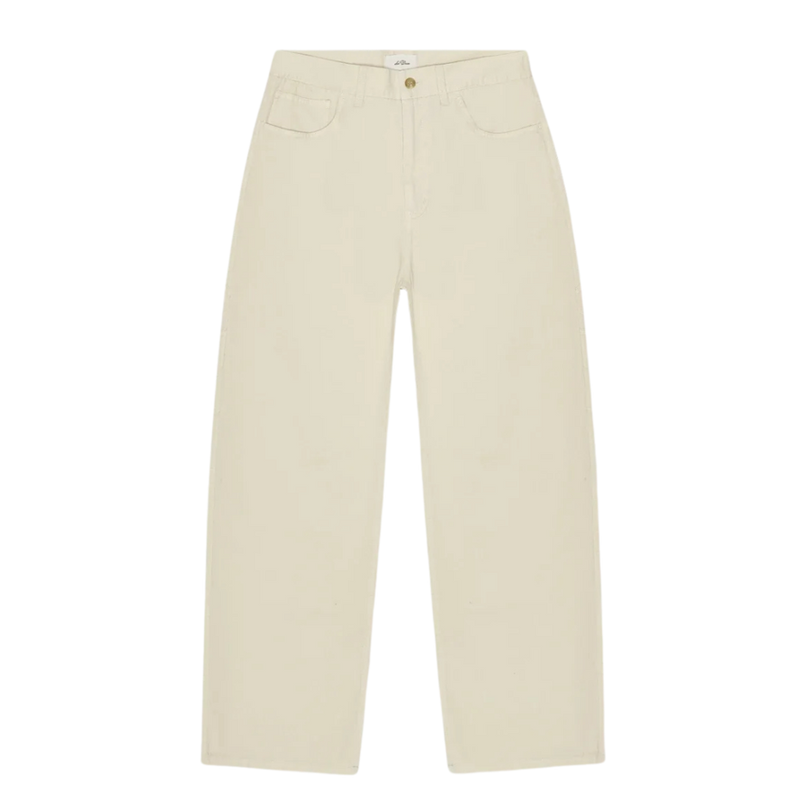 Roi Carpenter Herringbone Pants - Ivory